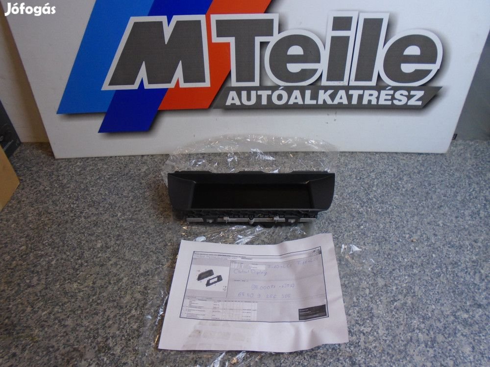 [GYÁRI HASZNÁLT] BMW - Central Display 10,25" - 5-ös /  F10 + LCI ; F